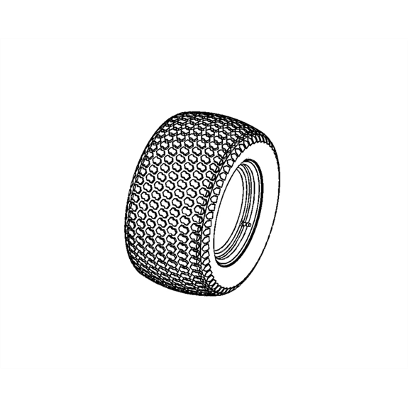 22x12-12 Rear Tire & Wheel Assembly – K500 Super Turf