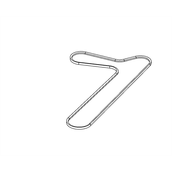 Zero-Turn V-Belt - Raw Edge