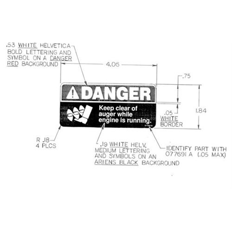 Decal - Danger