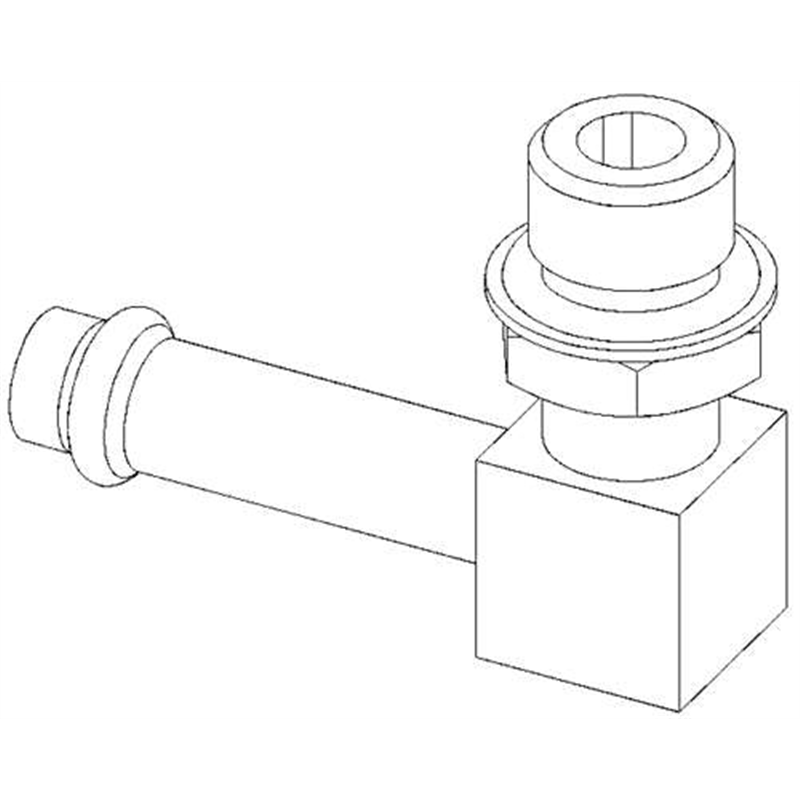 Ftg, 90 9/16mor X 3/8hose