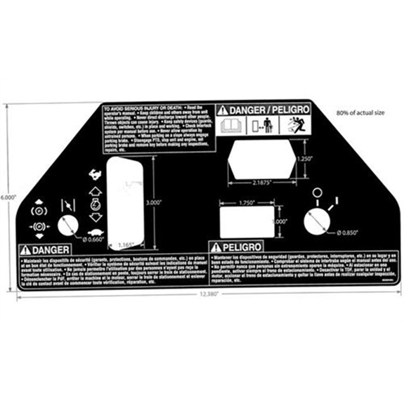 Ariens Zero Turn Mower Decal, Controleft Handr15- Pro Steer