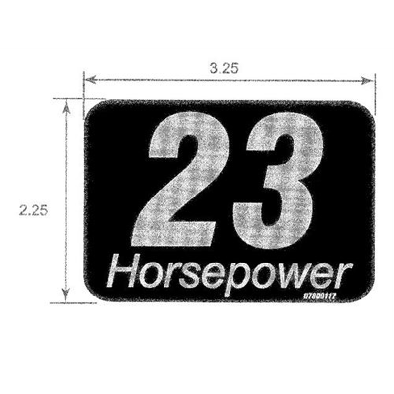 Ariens  Zero Turn Mower Decal, 23hp