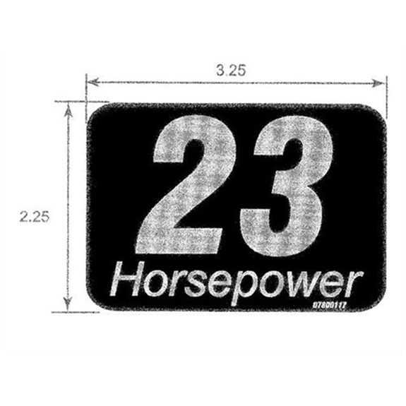 Ariens  Zero Turn Mower Decal, 23hp