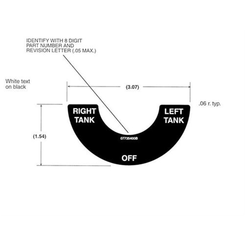 Ariens Zero Turn Mower Decal, Fuel