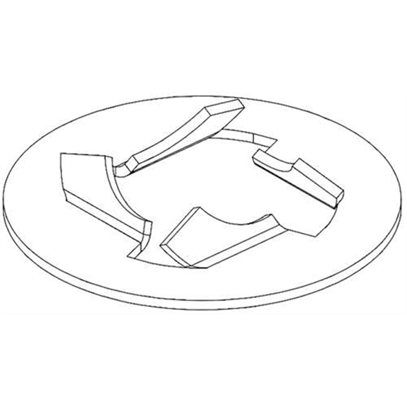 Ariens Sno-thro Nut, Push 10