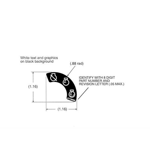 Ariens Sno-thro And Lawn Mower Decal-ignition