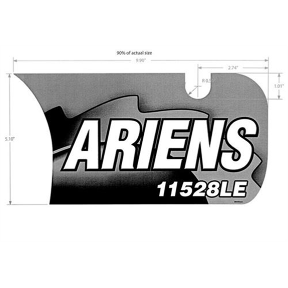 Ariens Sno-thro Decal, St11528le