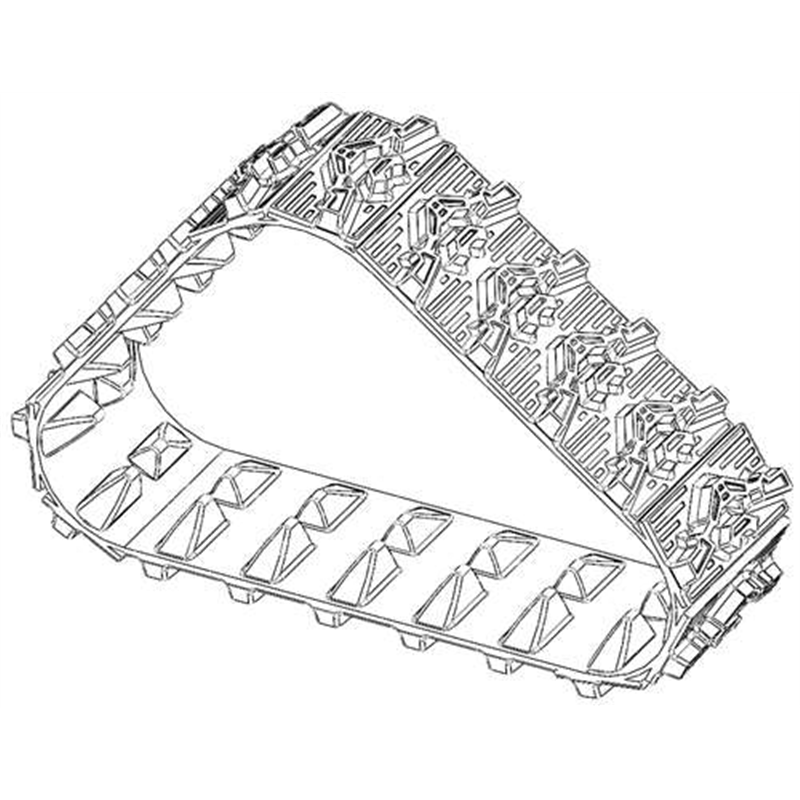 Ariens Sno-thro Track, Rubber