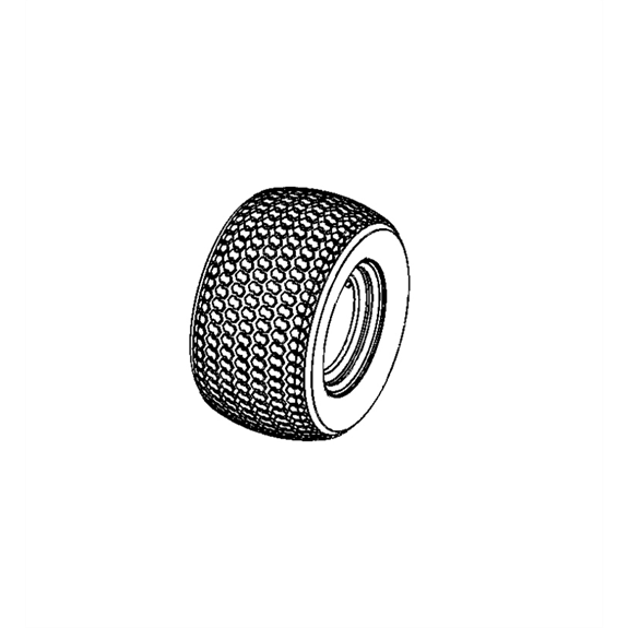 Ariens Lawn Mower Assm Tire\wheel, 20 X 12.00 - 10