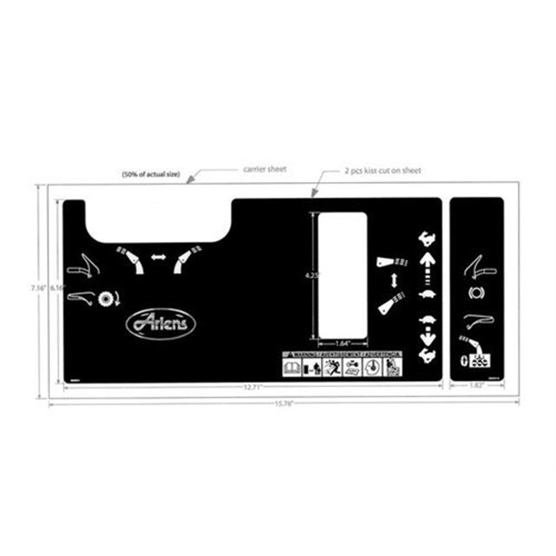 Ariens Sno-thro Decal, Control