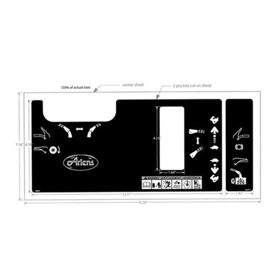 Ariens Sno-thro Decal, Control
