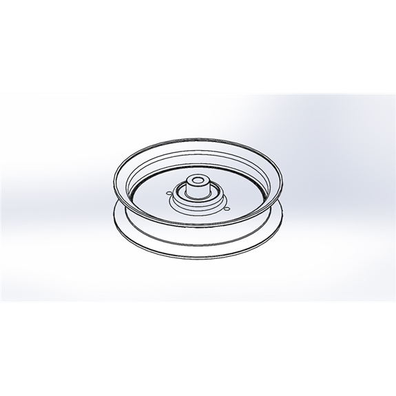 Idler - Flat 5.00"