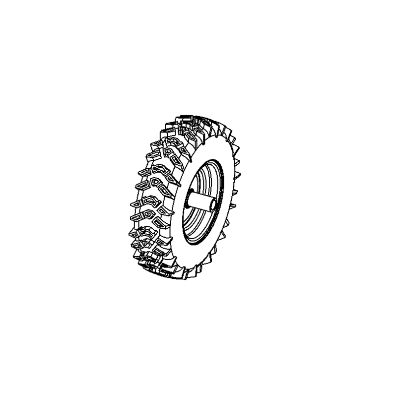 Tire/wheel,lh 16x4.8-8 Diff T2