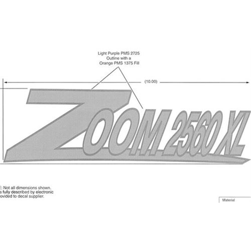 Ariens Zero Turn Mower Decal,  2560 Xl