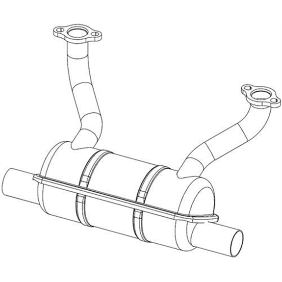 Ariens  Zero Turn Mower Muffler, Kohler Engine