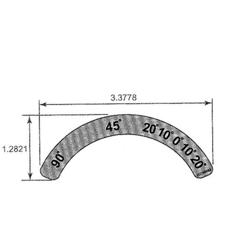 Decal, Edger Blade Tip