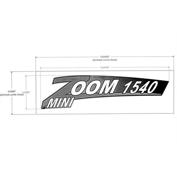 Ariens Lawn Mower Decal, Mini  1540
