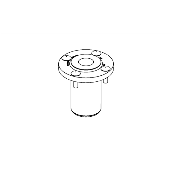 Spindle Housing W/studs-alum Spindle Housing W/studs-alum