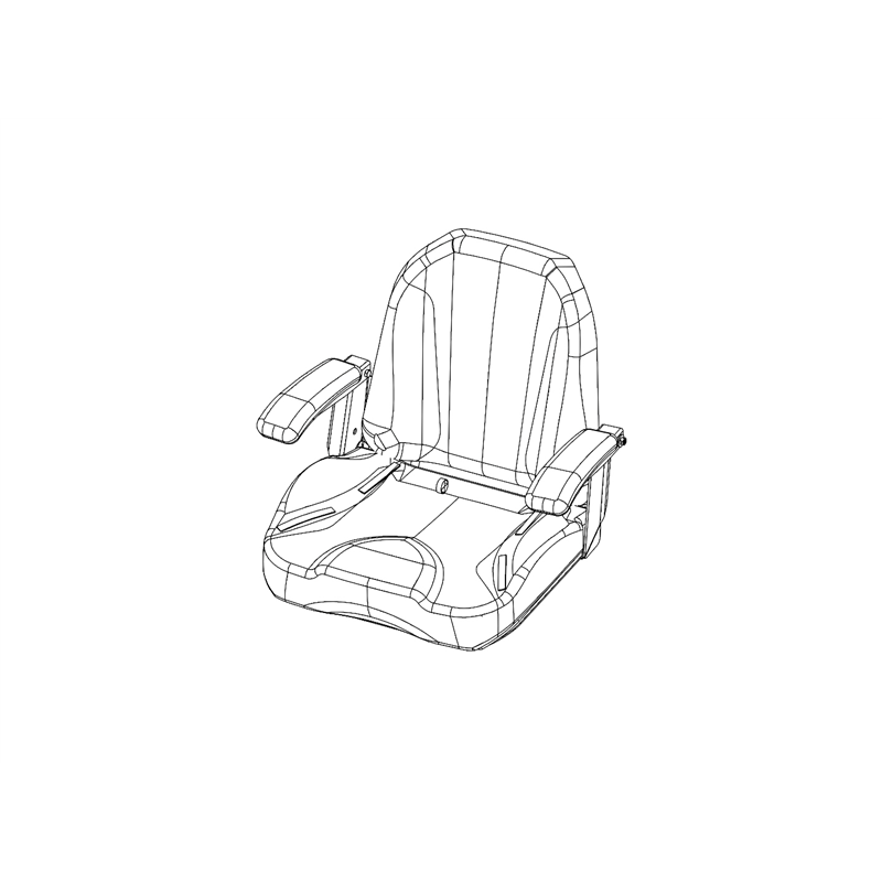 Ariens -x Zero Turn Mower Seat - Replaced By 04888600.