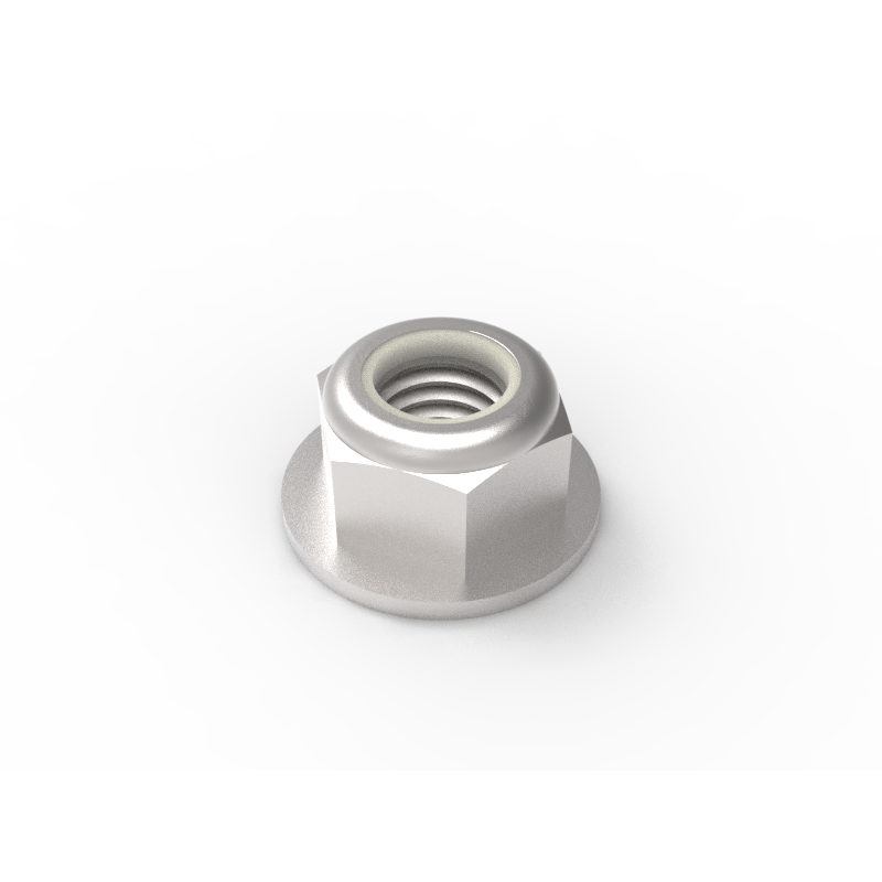 1/2 in Nylon Flange Lock Nut