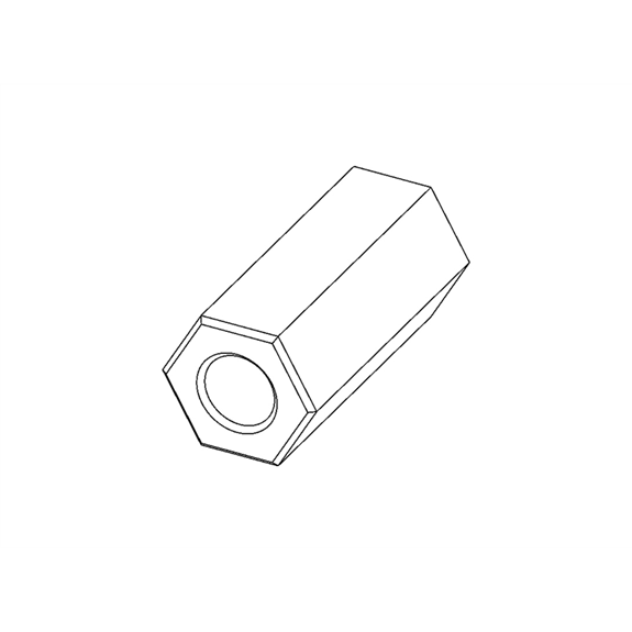 Nut, Coupling .31-24x1.125 Zcc