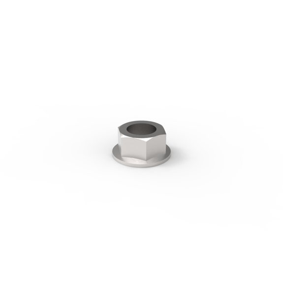 Center Locking Flange Nut .375-16 Gf Zcc