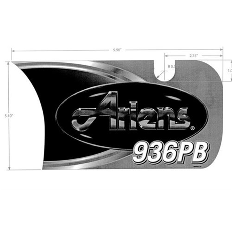 Ariens Sno-thro Decal, Front Dash-Ariens Brush