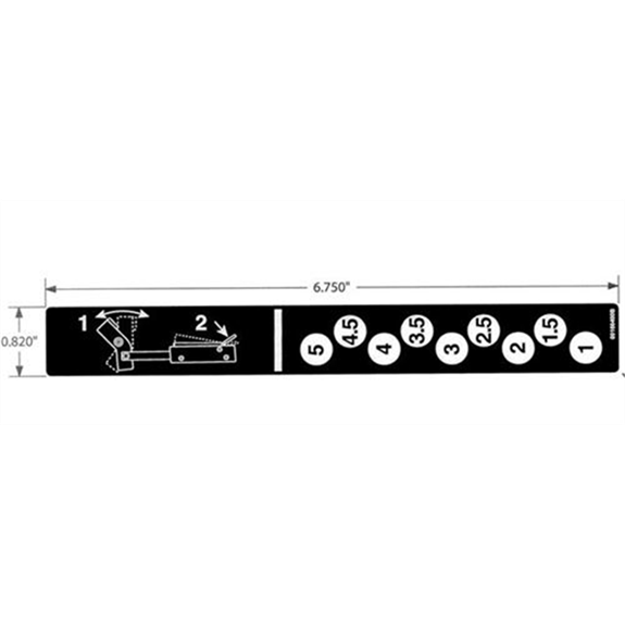 Decal, Height Of Cut Compact-z