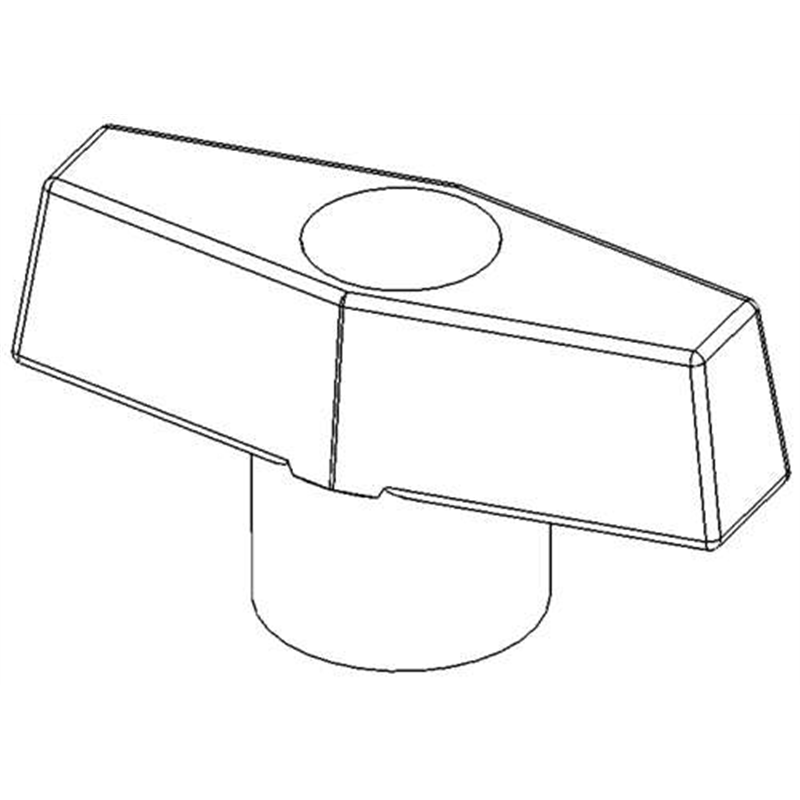 Ariens Sno-thro Knob, Wing .31-18