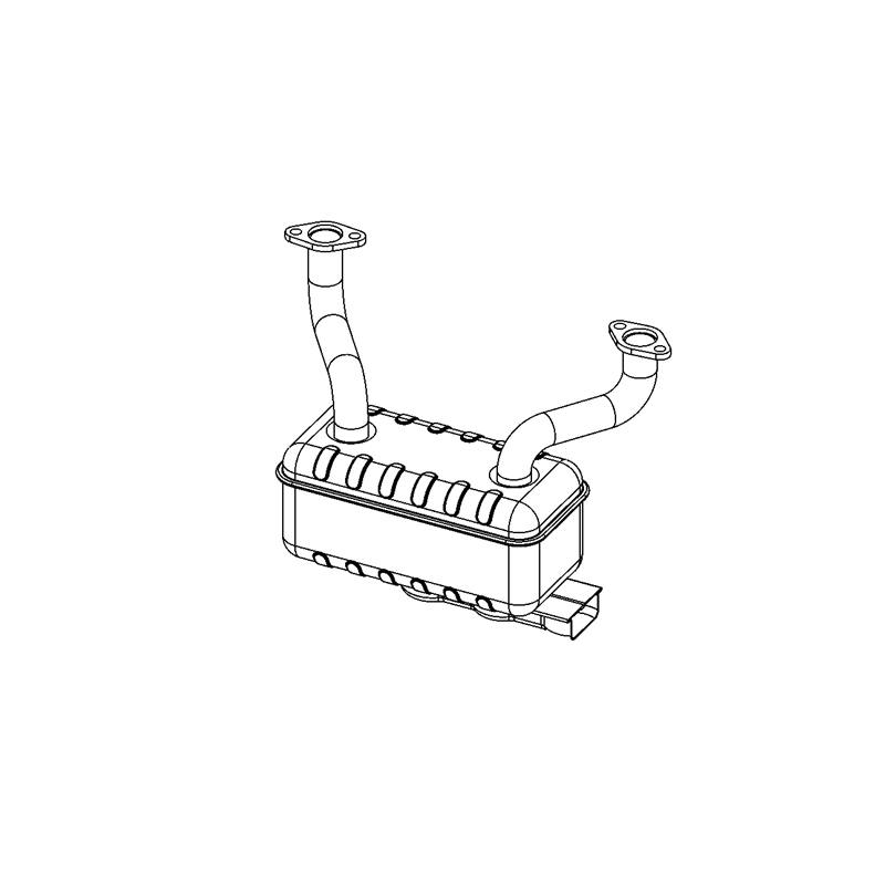 Muffler, Loncin V-twin