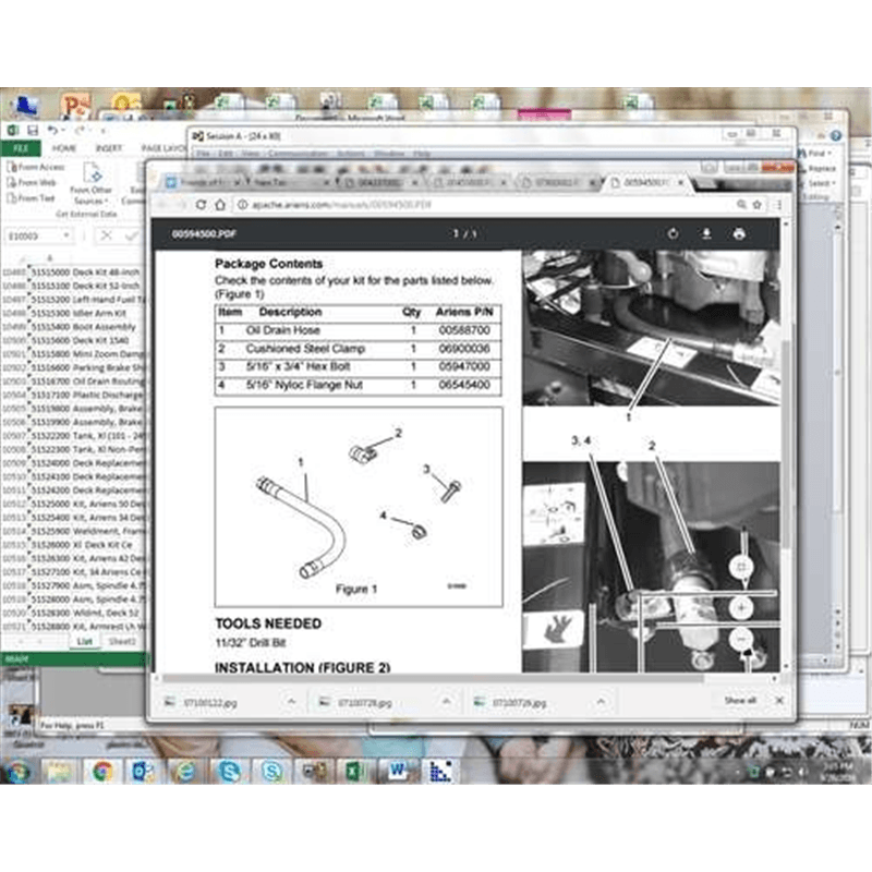 Ariens Sno-thro And Lawn Mower Oil Drain Routing Kit
